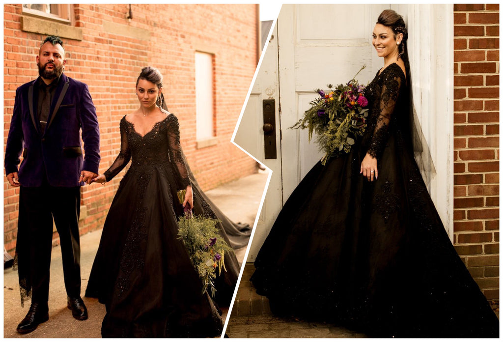 Gabrielle black wedding dress - Dream Dresses by PMN