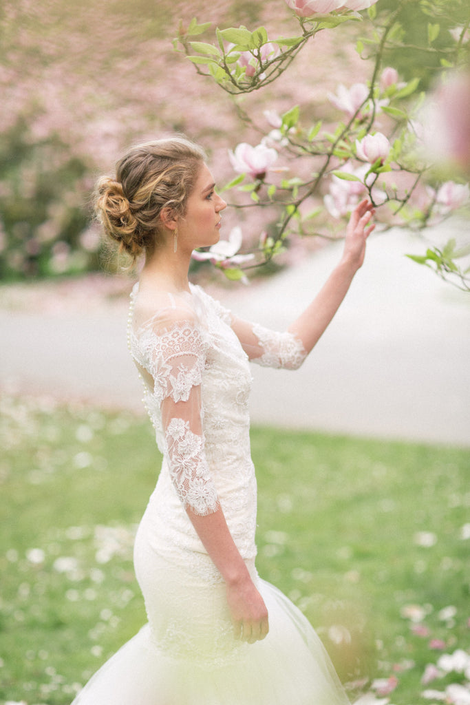 Lace trumpet wedding dress - Dream Dresses by PMN