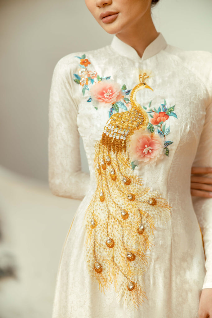 EXPLORING THE ENCHANTING MOTIFS OF THE AO DAI Dream Dresses by PMN