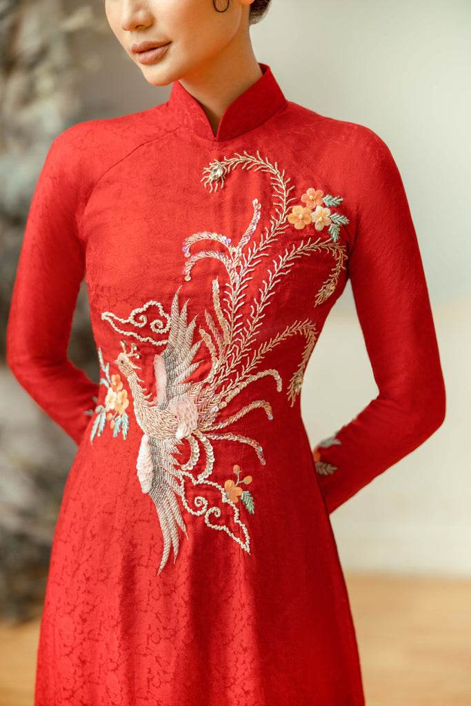 EXPLORING THE ENCHANTING MOTIFS OF THE AO DAI Dream Dresses by PMN