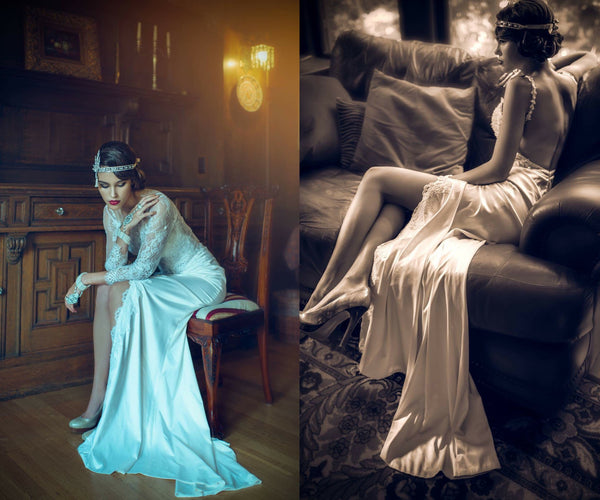 Dream Dresses by PMN-custom wedding dress-vintage Gatsby wedding dress 