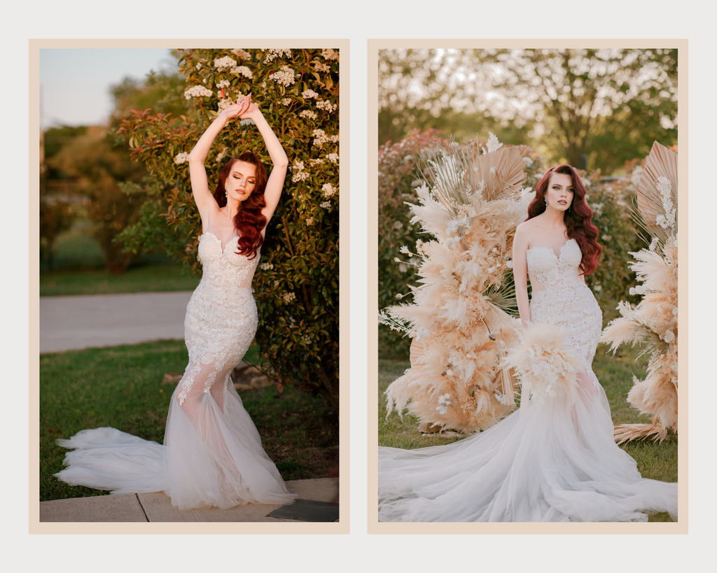 Julieta strapless trumpet wedding dress - Dream Dresses by PMN