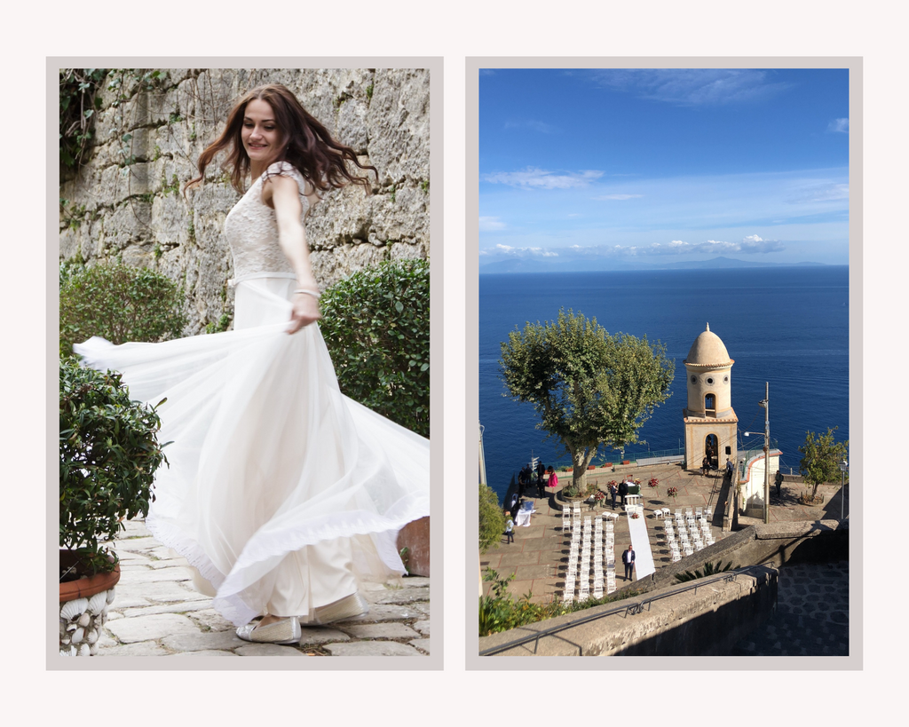 Amalfi Coast European Wedding - Dream Dresses by PMN