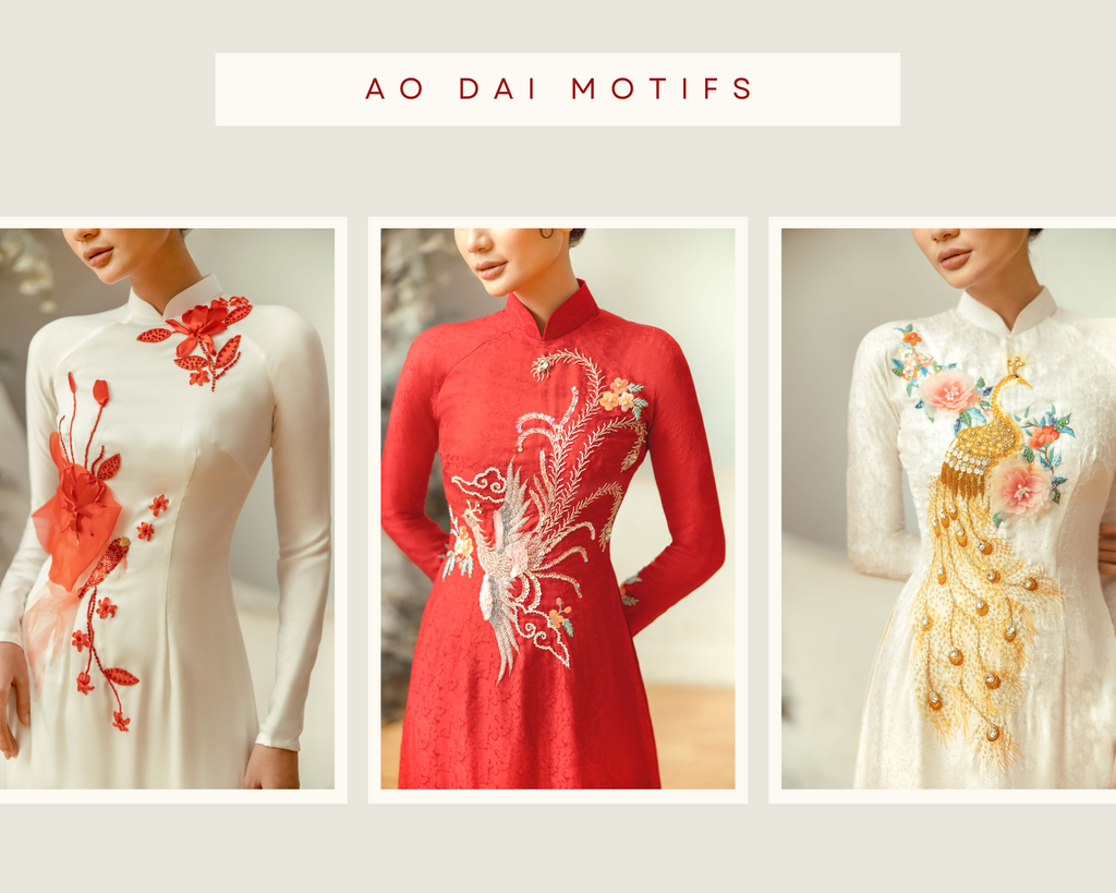 Ao Dai motifs Dream Dresses by PMN