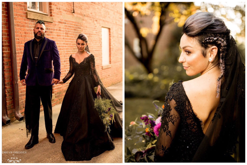 Black wedding dress - Dream Dresses by PMN