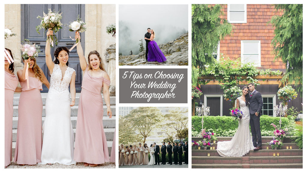 5 Tips on Choosing Your Wedding Photographer