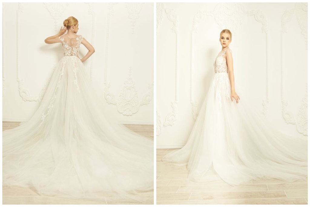 Lavinia cathedral train - Dream Dresses by PMN