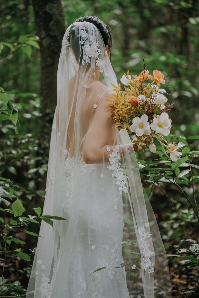 Mermaid Wedding Dress with Floral Lace (#AMANDA) Dream Dresses by PMN