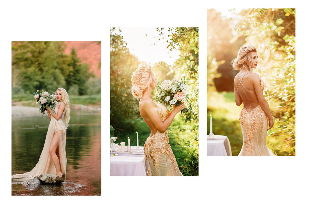 Gold Mermaid Katerina - Dream Dresses by PMN