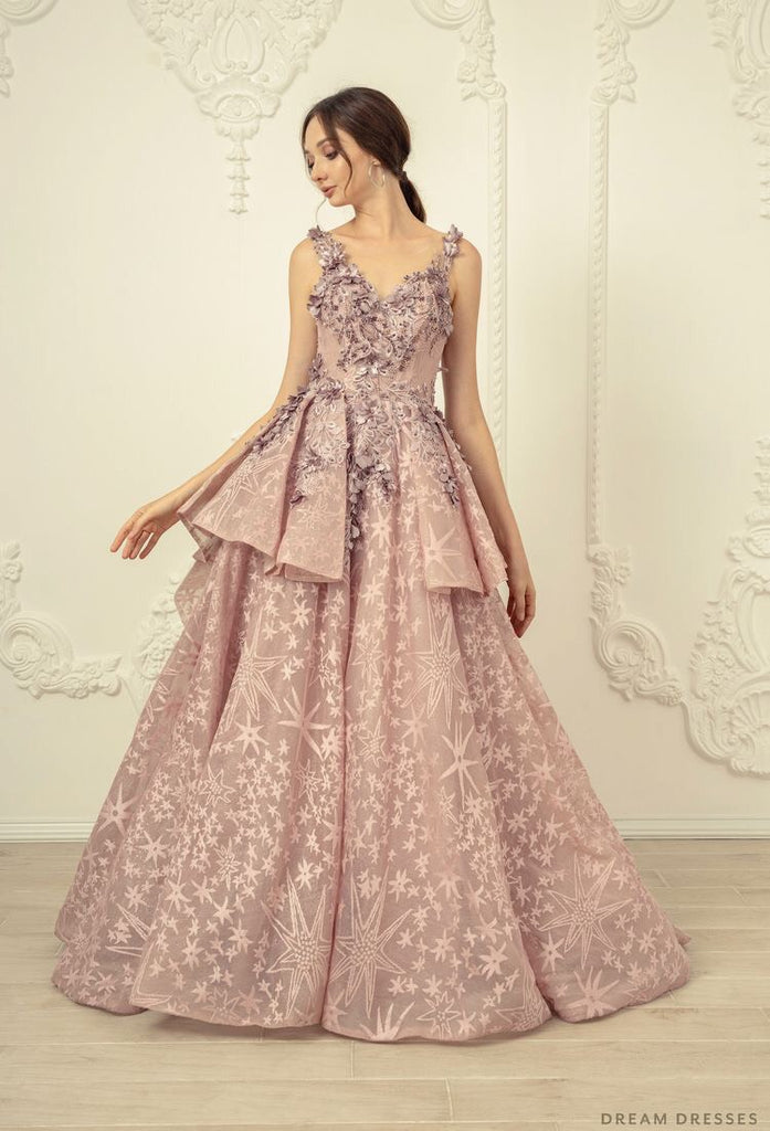 Beronia lilac color wedding dress - Dream Dresses by PMN