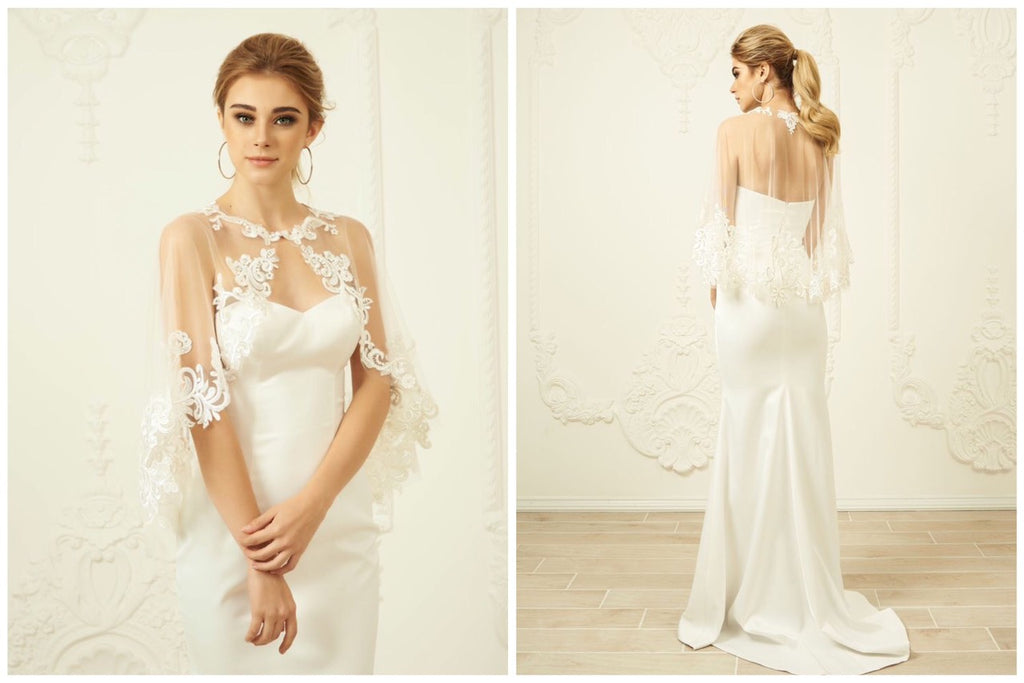 Maggia bridal cape - Dream Dresses by PMN