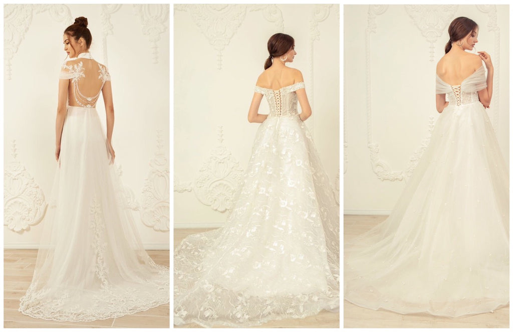 WHICH WEDDING DRESS TRAIN IS BEST FOR ME?