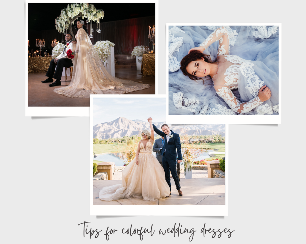 TIPS TO HELP YOU CHOOSE YOUR WEDDING DRESS COLOR - Dream Dresses by PMN