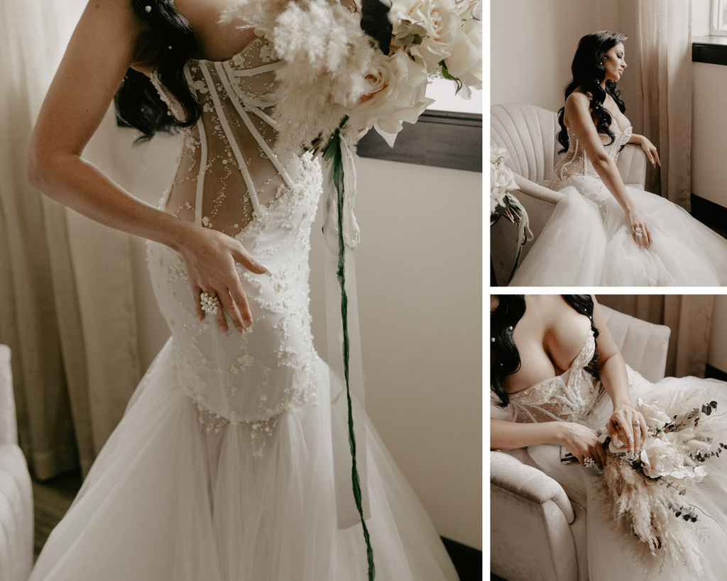 Mermaid Wedding Gown with Corset Bodice (#Velia) - Dream Dresses by PMN