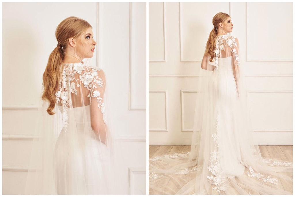 Yves bridal cape - Dream Dresses by PMN