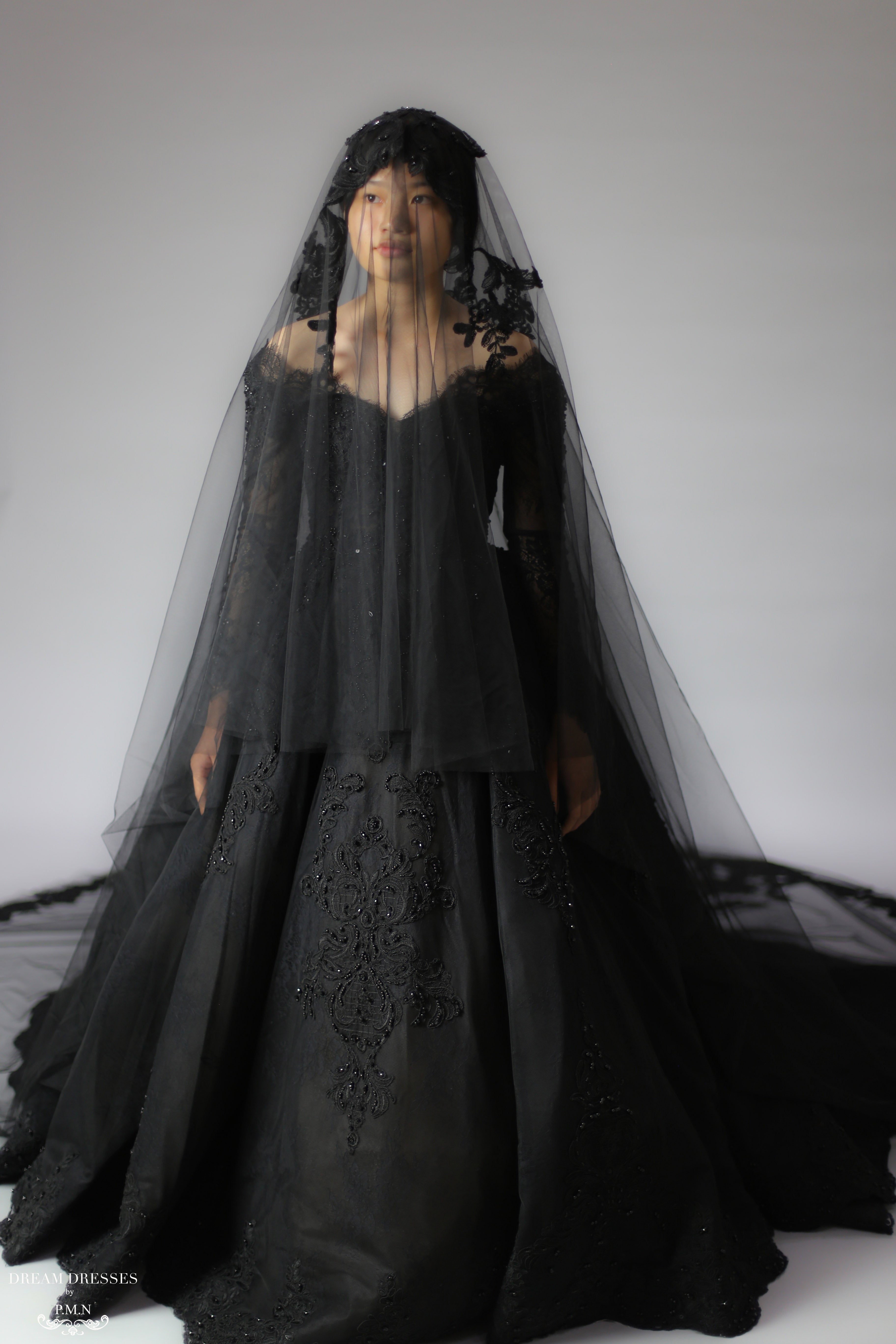 black cathedral veil