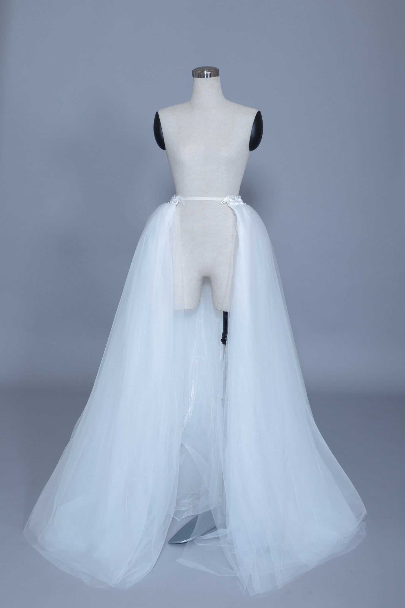 detachable bridal skirt