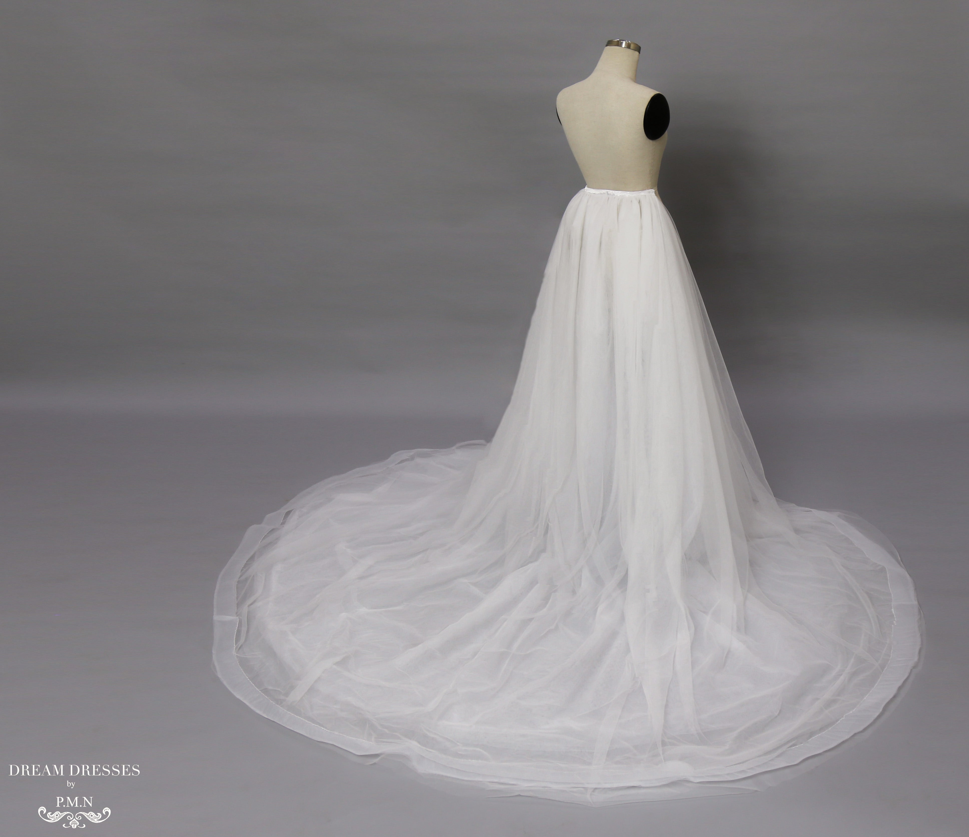 Detachable Bridal Tulle Overskirt | Dream Dresses by P.M.N | Dream ...