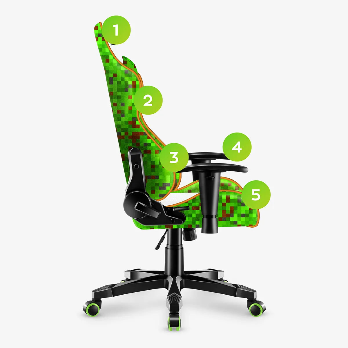 Linke Seite des Huzaro Ranger 6.0 Pixel-Sitzes