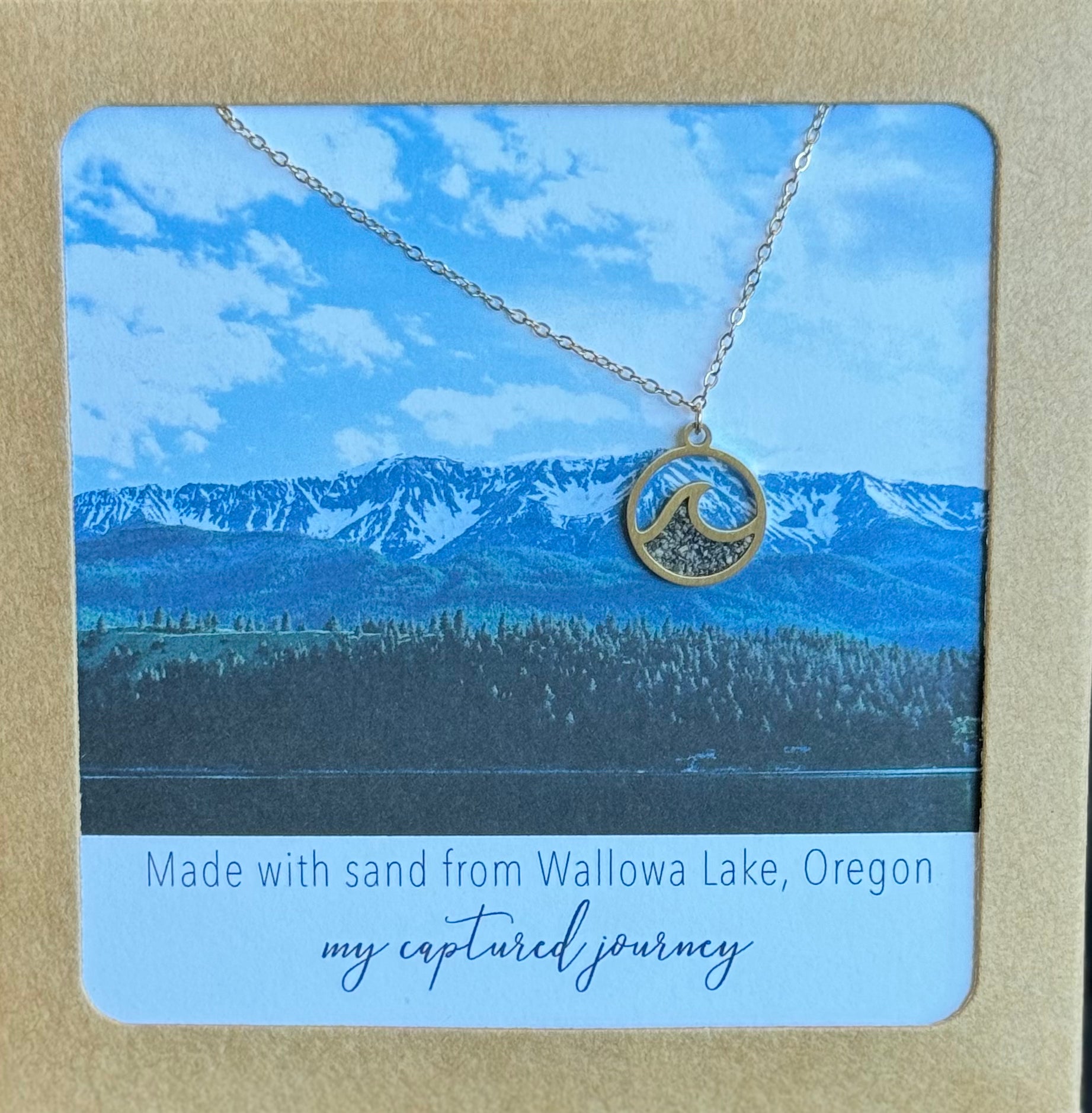 Wallowa Lake Sand Wave Necklace