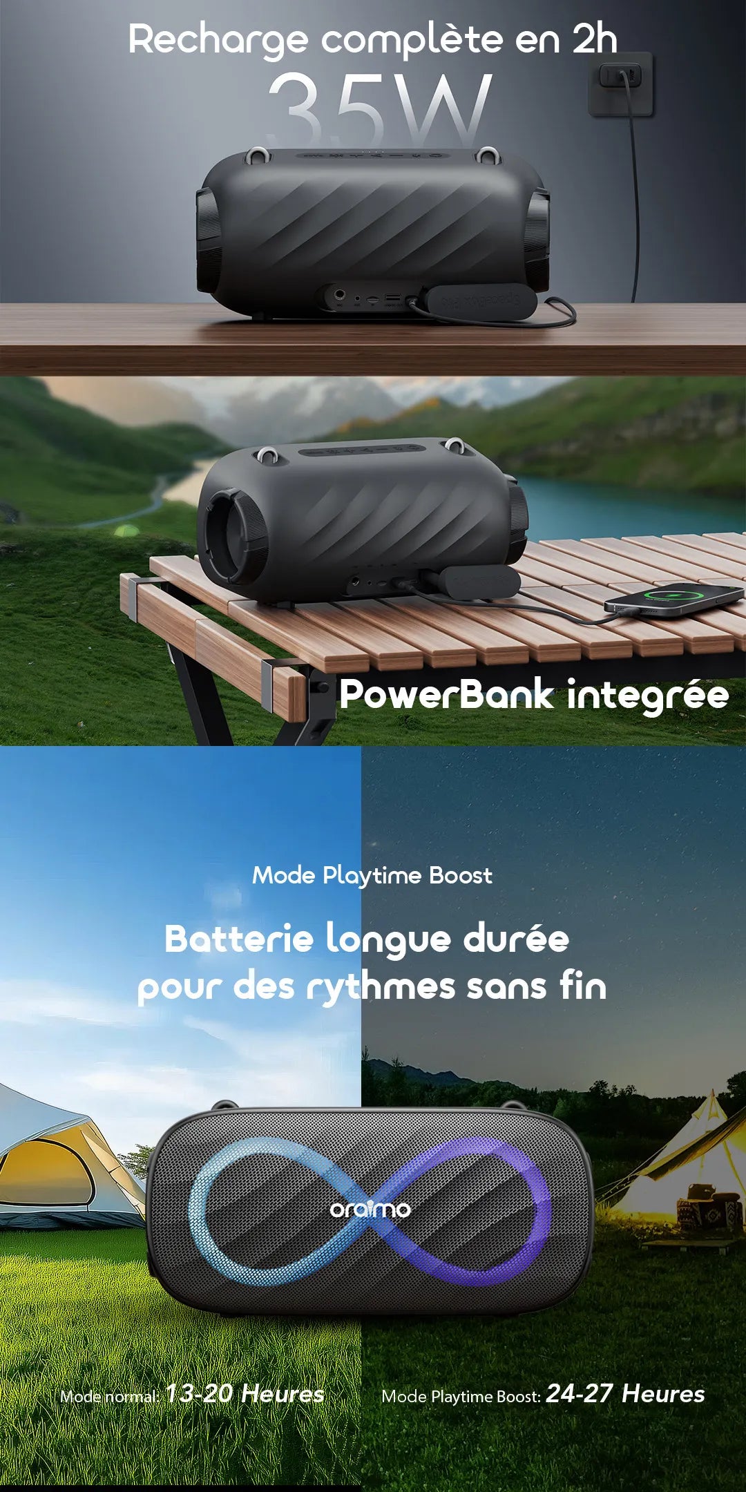 SpaceBox Pro avec batterie longue durée