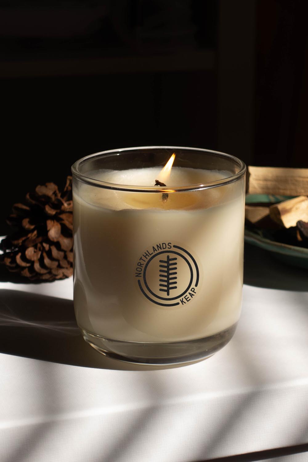 Keap Candles Northlands coconut wax candle | Keap Candles