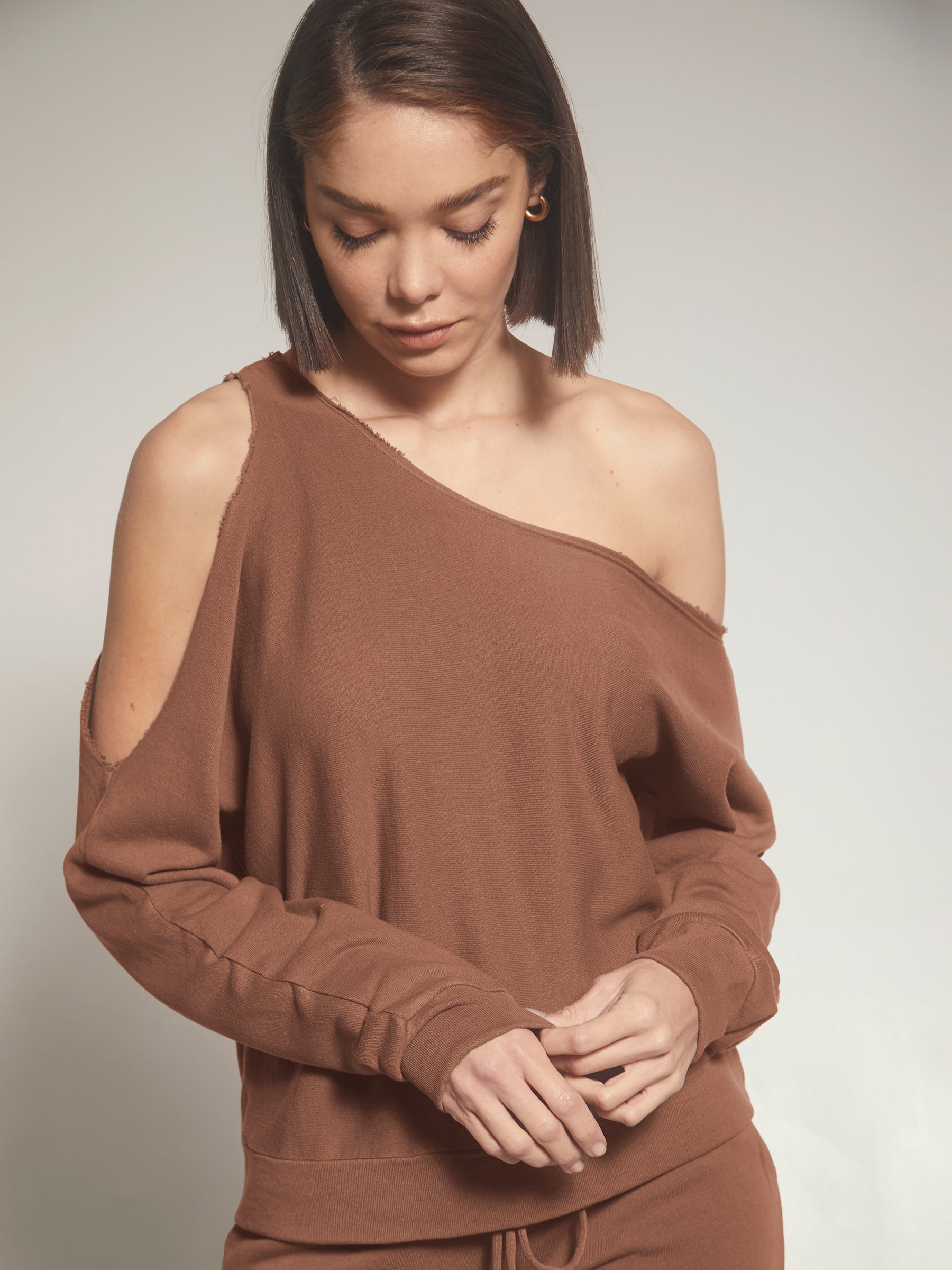 One Shoulder Pullover