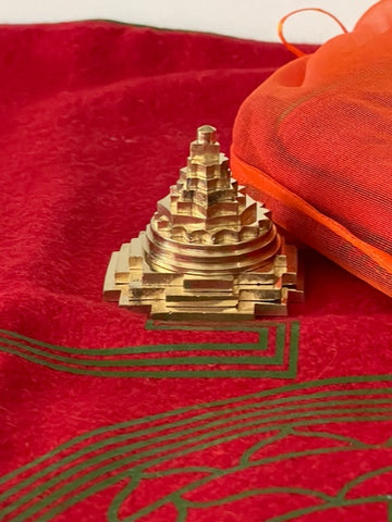 Tapete de Meditação Kaarigar Sri Yantra