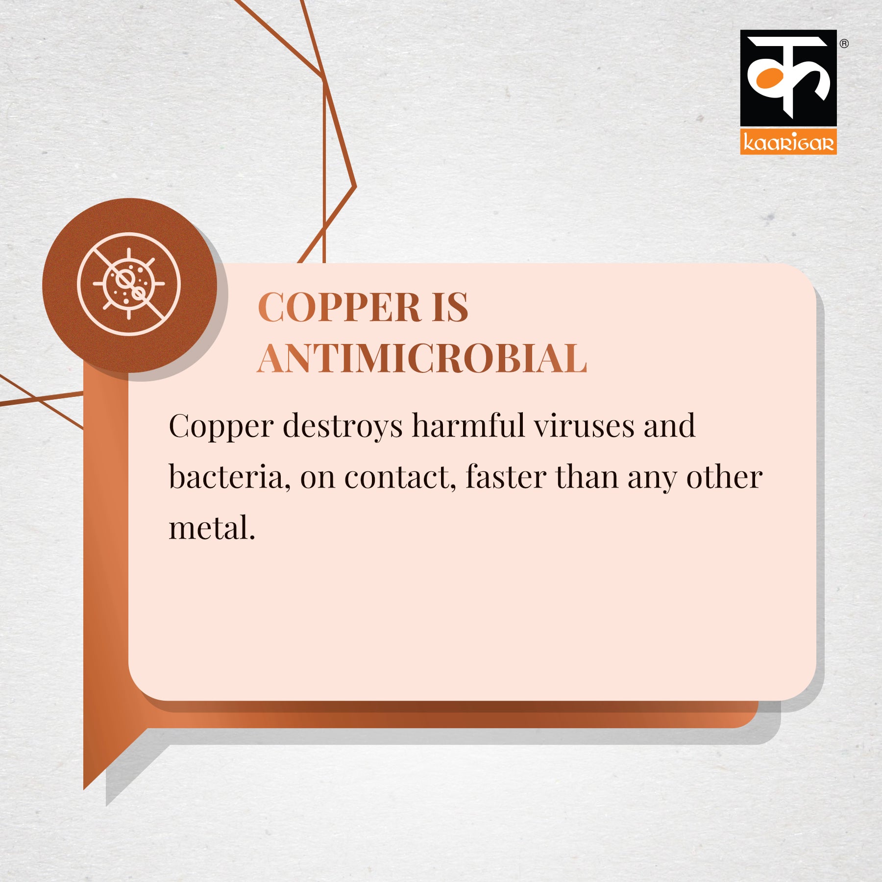 copper is antimicrobial