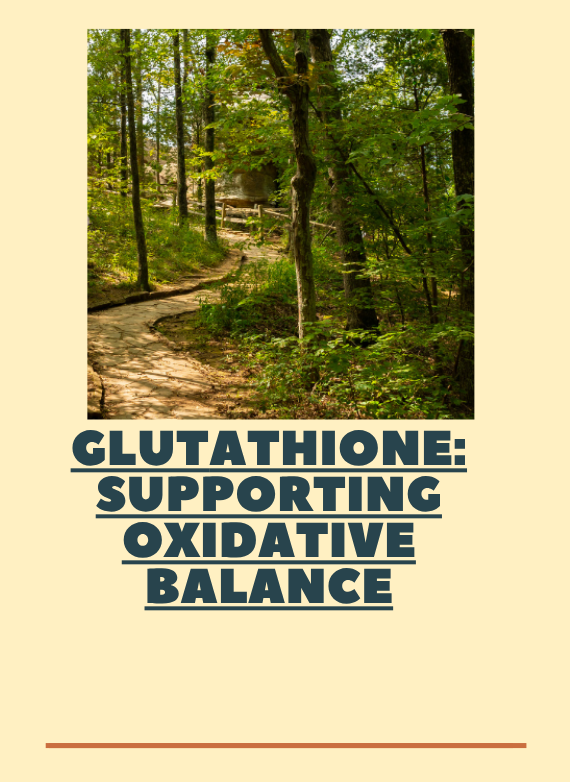 Brain with lightbulb - Text stating What is all this talk about Glutathione