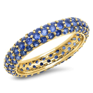 Blue Sapphire Domed Ring - Reservoir