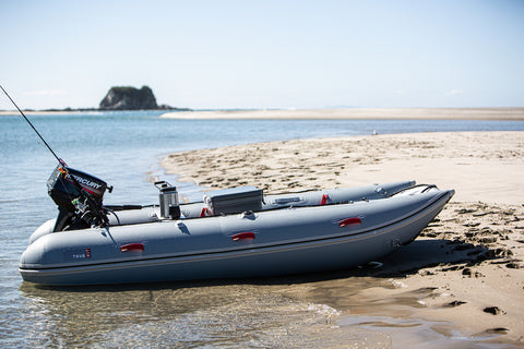 Discovery 330 on Beach