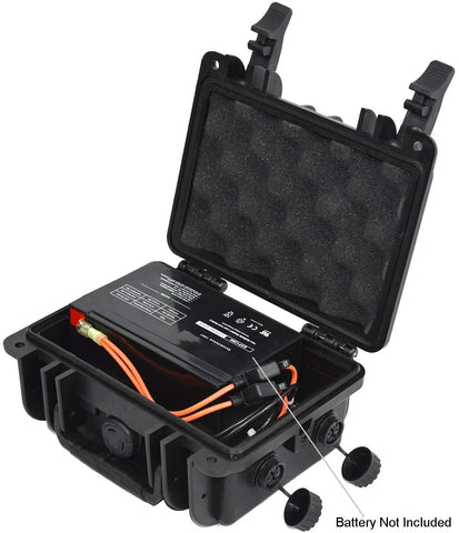 Battery box for fish finder battery
