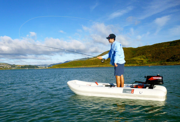 Saltwater Flyfishing from a True Kit Inflatable