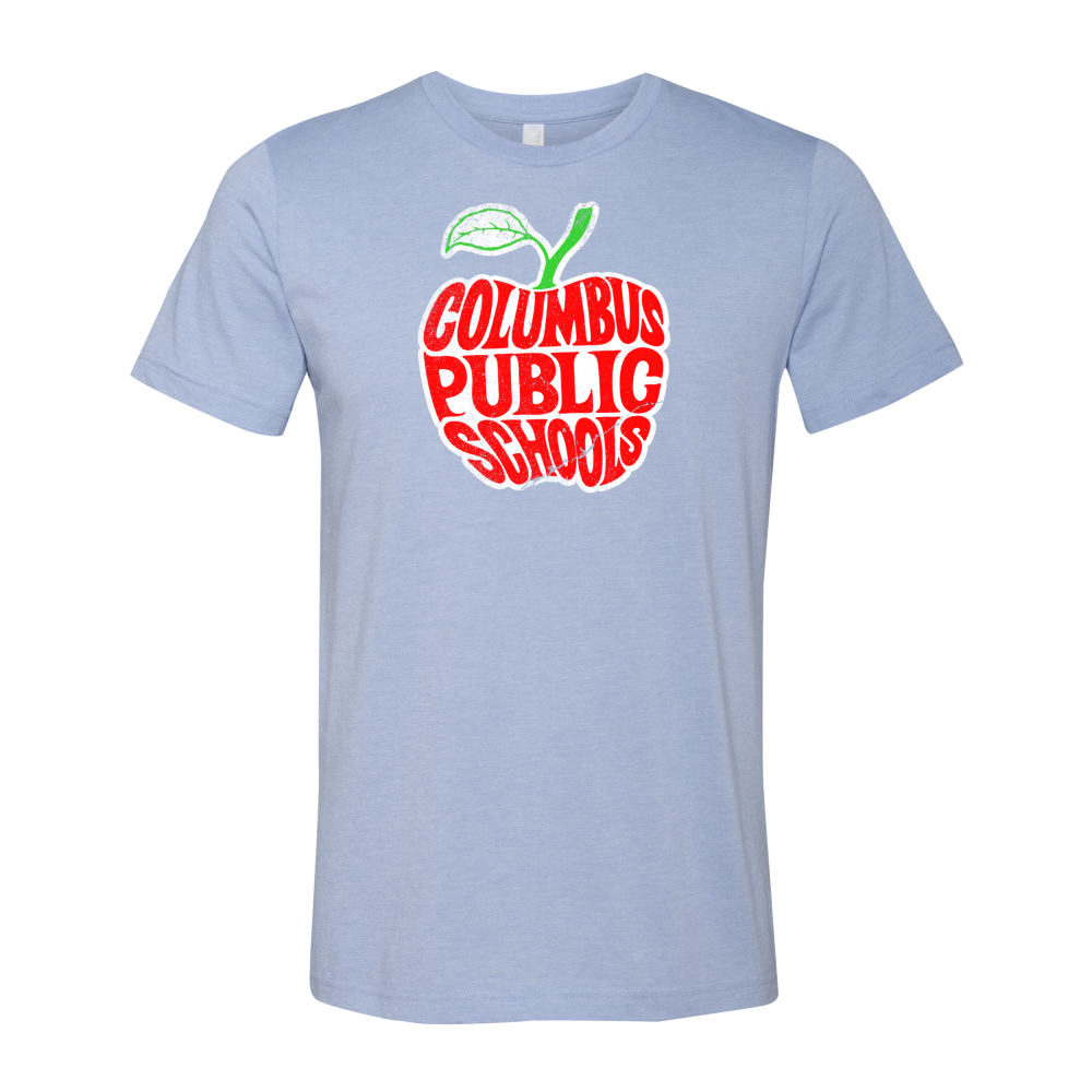 Columbus Public Schools Apple T Shirt Traxler Tees