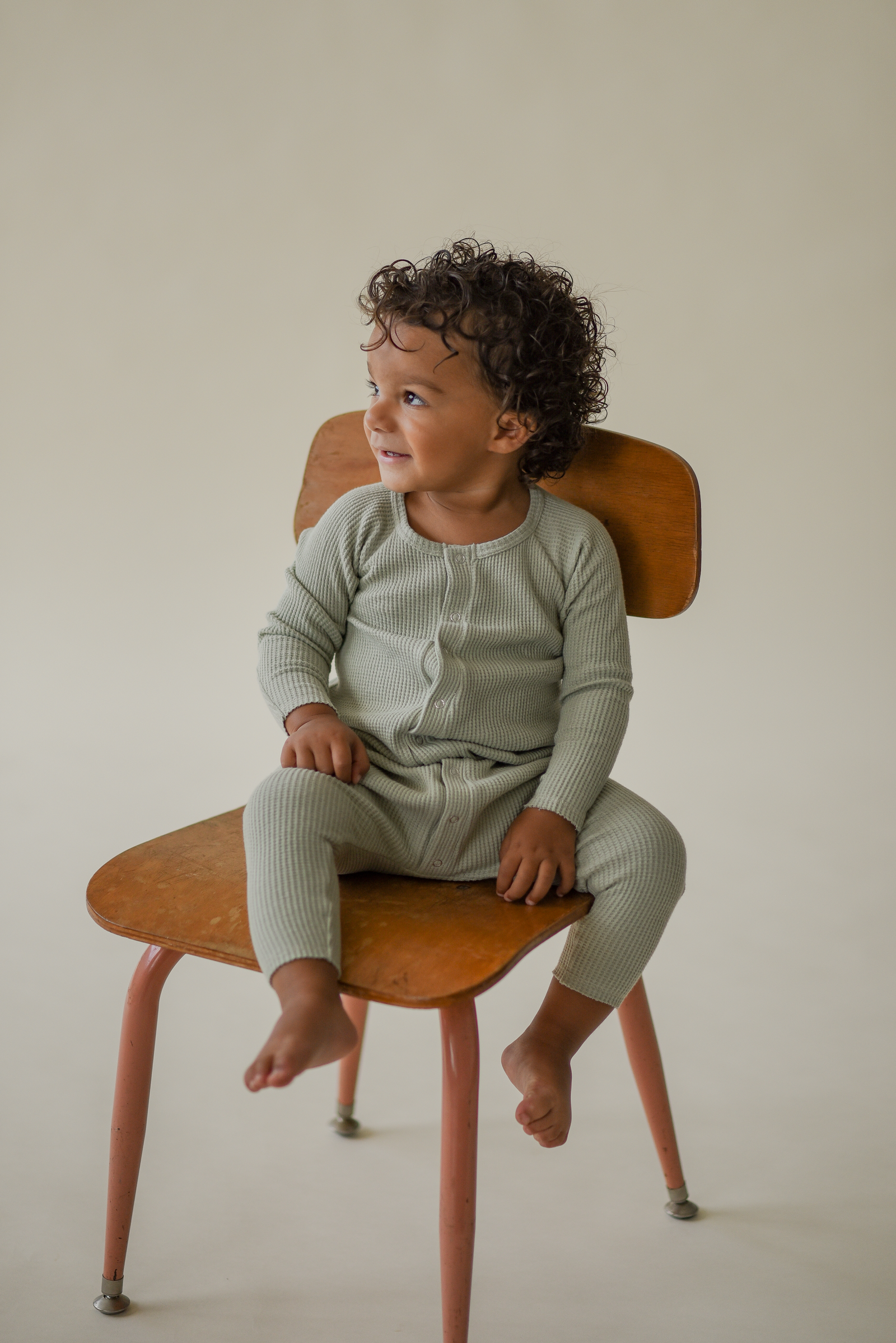 Sage Thermal Onesie - Little Urban Apparel