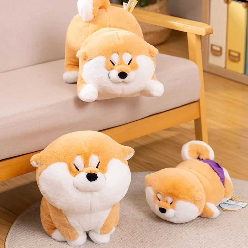 Jouet en peluche Kawaii Akita Shiba Inu