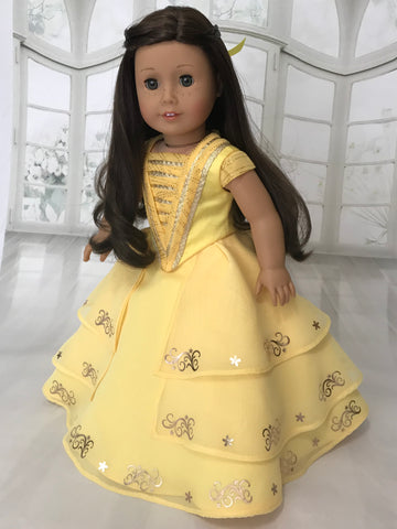 Handmade Belle Beauty and the Beast movie Inspired dress for American ...