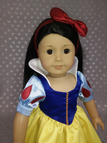 american girl doll white dress