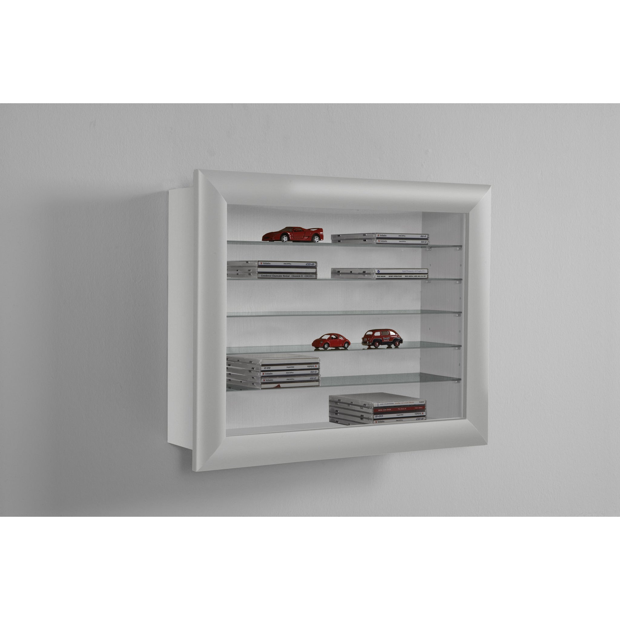 Bora 10 Wall Mounted Display Cabinet Shelving Ideal For