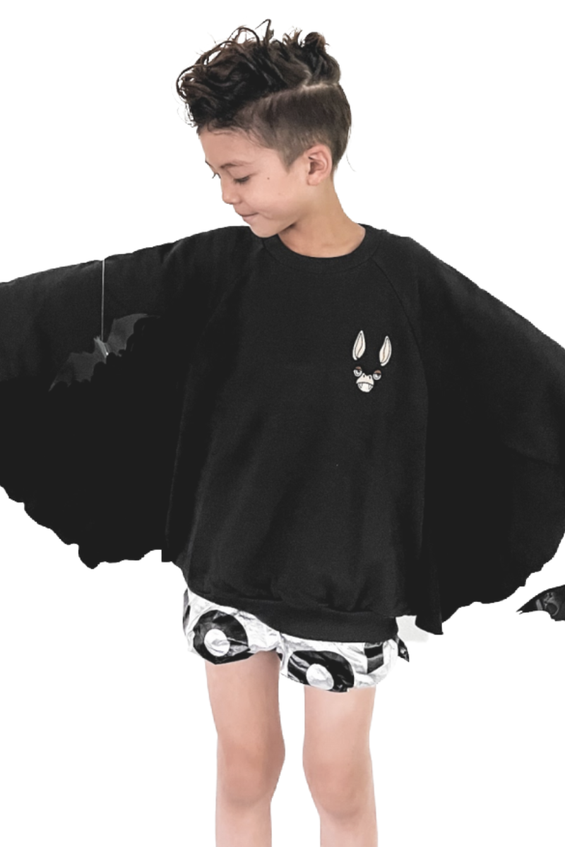 Mini Rodini Bat Sleeve Sweatshirt at Design Life Kids