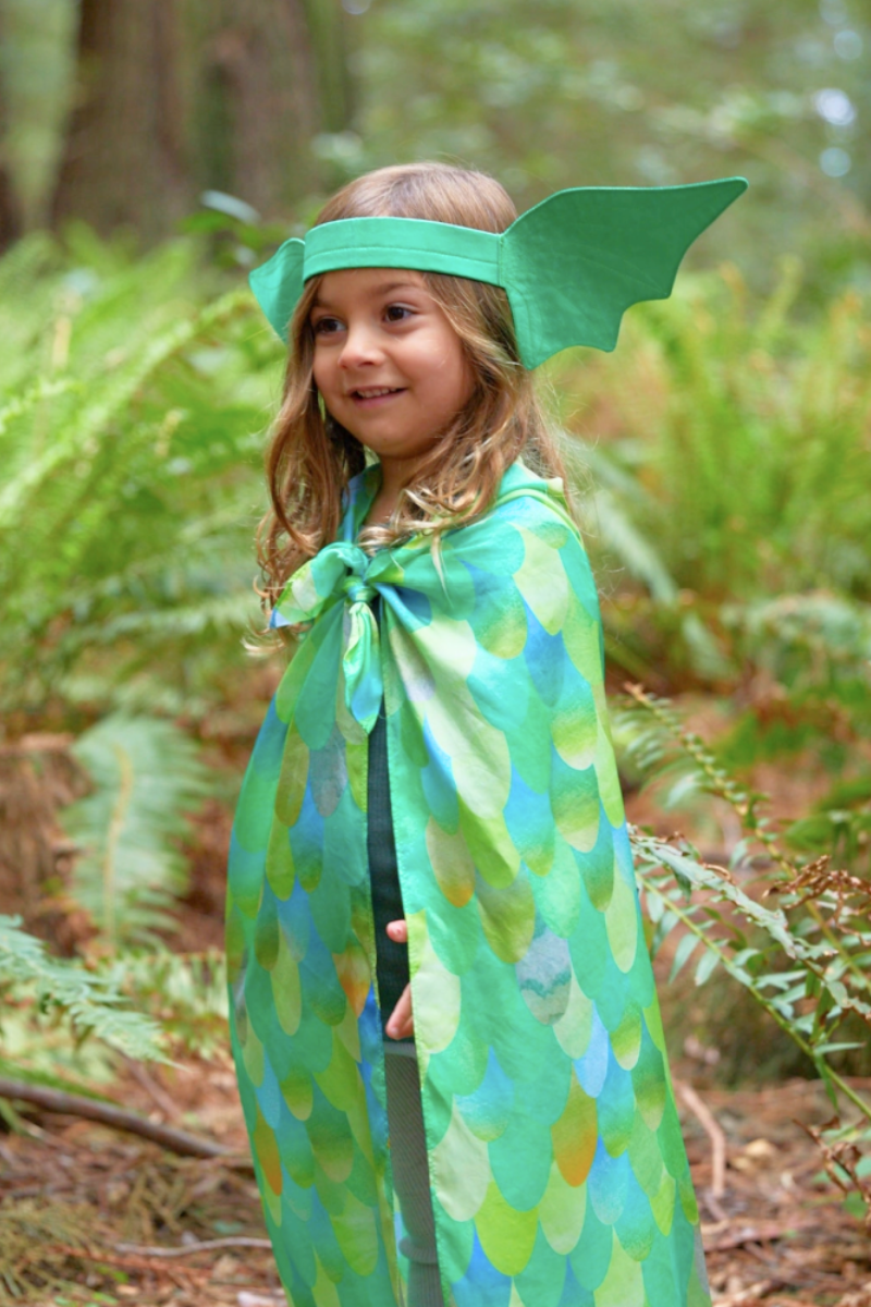 Sarah's Silks Dragon Playsilk Dress Up Costume Set at Design Life Kids