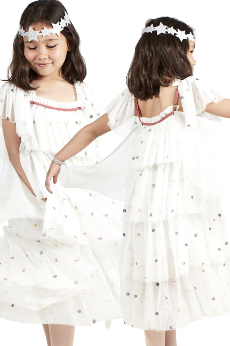 Meri Meri Sequin Tulle Angel Costume at Design Life Kids