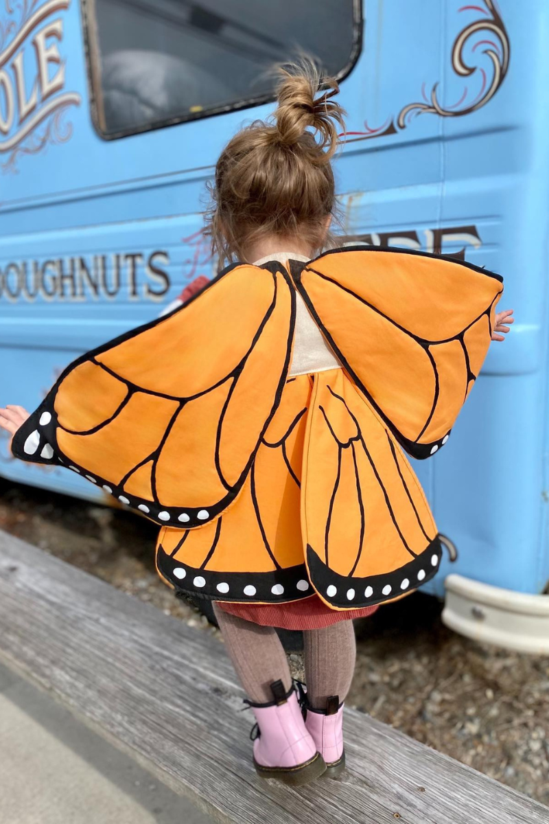 Jack Be Nimble Monarch Butterfly Wings Costume at Design Life Kids