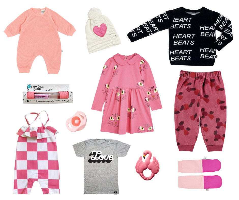 Baby & Toddler Pink Valentine's Day Outfits at Design Life Kids