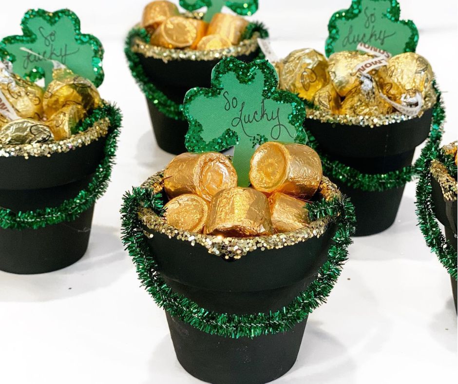 DIY Pot of Gold with Chocolate Gold Nuggets at Design Life Kids
