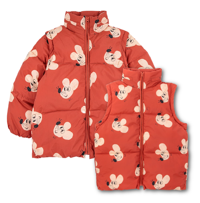 Bobo Choses - AW23 Jacquard Bomber Jacket - Big Flower Allover