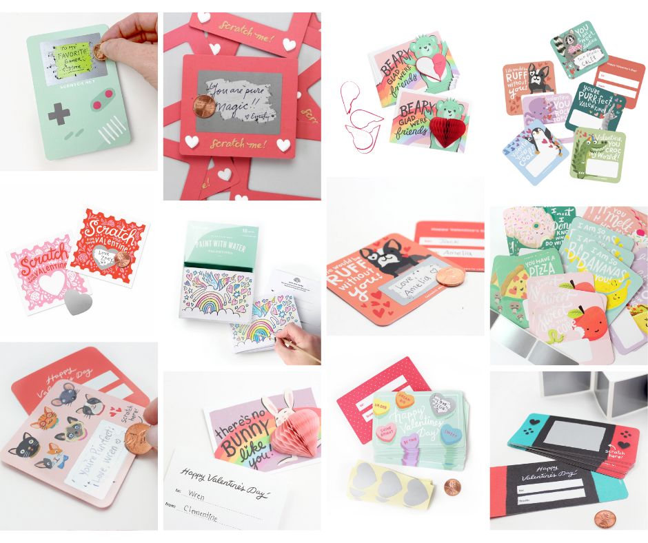 Inklings Paperie Scratch Off Valentines at Design Life Kids