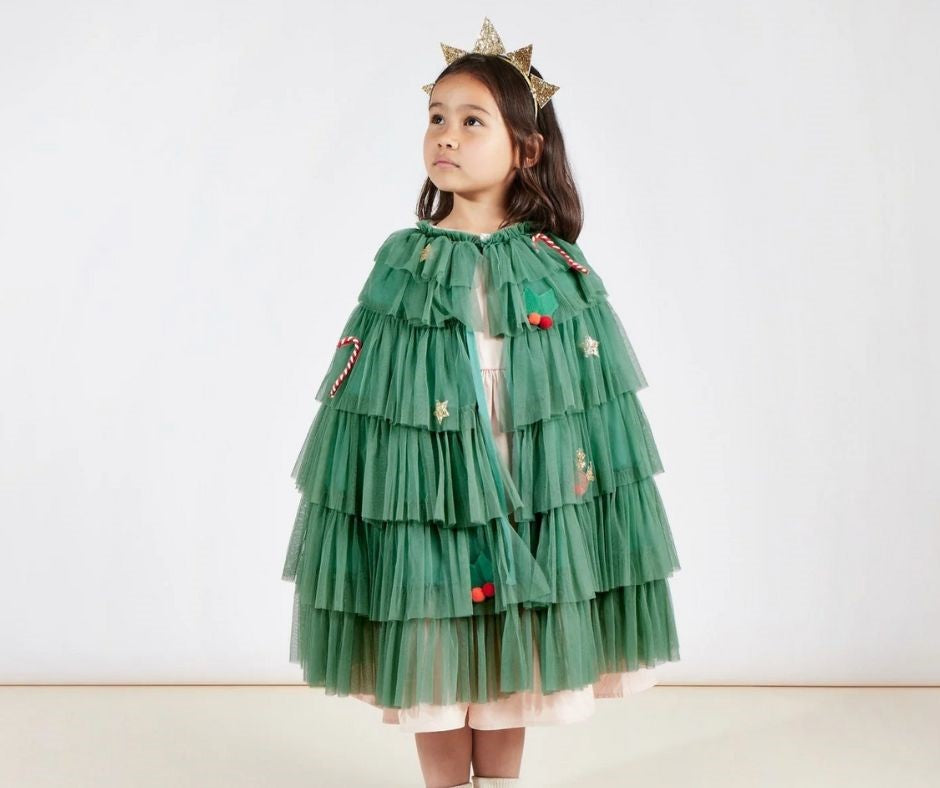 Meri Meri Christmas Tree Cape Set at Design Life Kids