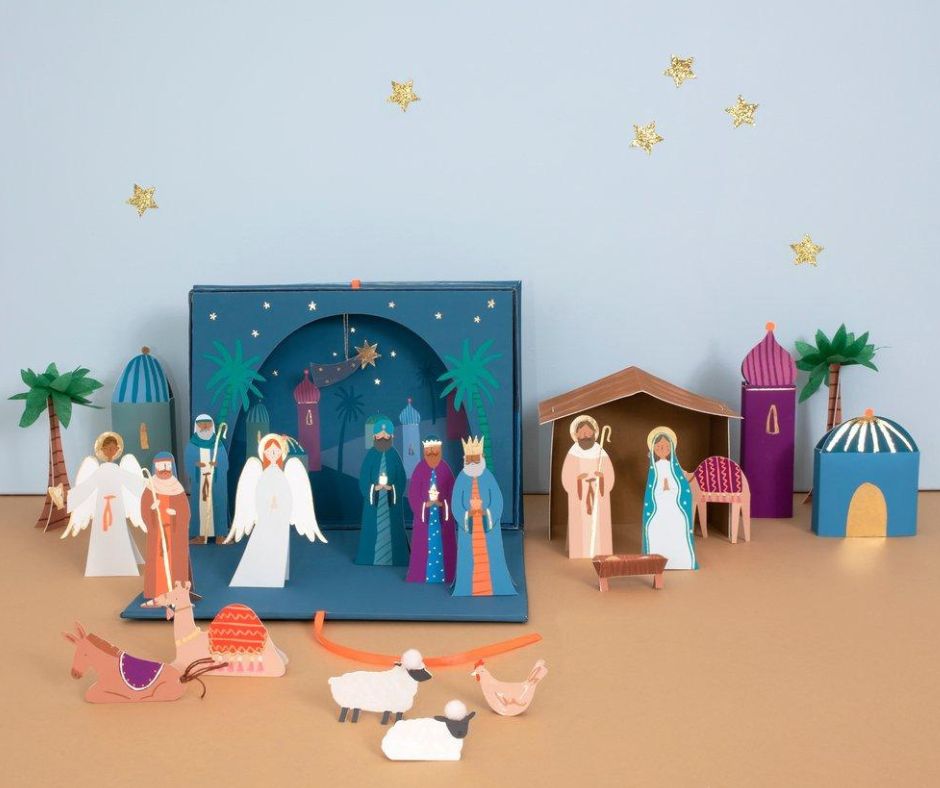 Meri Meri Nativity Craft Advent Calendar at Design Life Kids